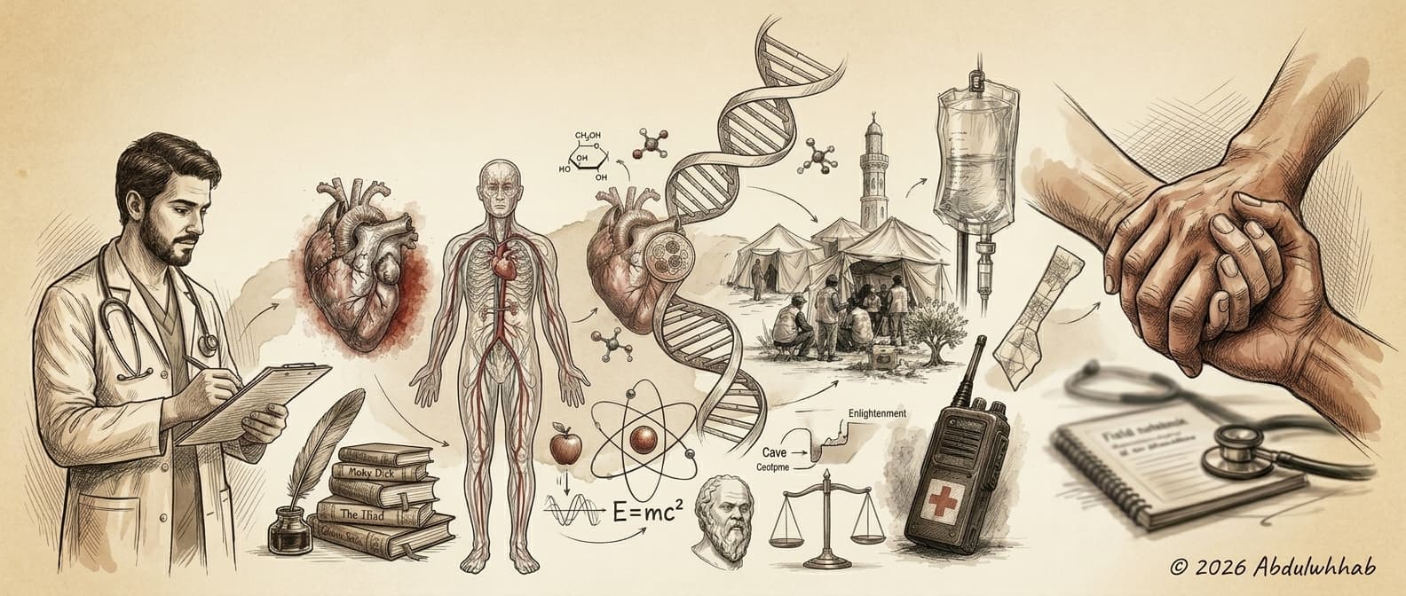 abdulwhhab, medical doctor, research, gaza
